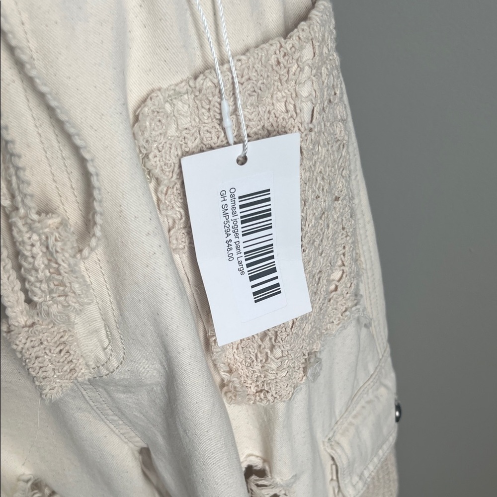 POL Cream Cargo Jeans for Women - Picture 2 of 12